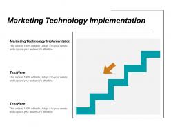 Marketing technology implementation ppt powerpoint presentation infographic template display cpb