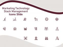Marketing technology stack management icons slide ppt powerpoint presentation styles