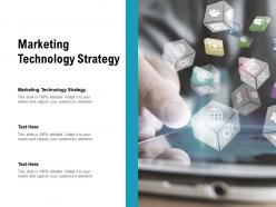 Marketing technology strategy ppt powerpoint presentation templates cpb