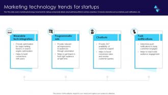Marketing Technology Trends For Startups