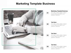 Marketing template business ppt powerpoint presentation ideas graphic images cpb