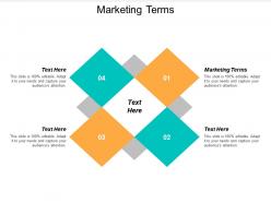 Marketing terms ppt powerpoint presentation ideas graphics cpb