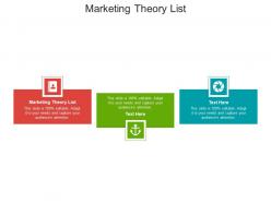 Marketing theory list ppt powerpoint presentation infographics inspiration cpb