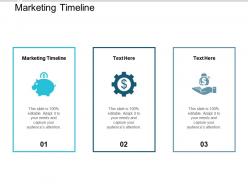 Marketing timeline ppt powerpoint presentation visual aids example file cpb