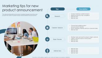 Marketing Tips For New Product Announcement
