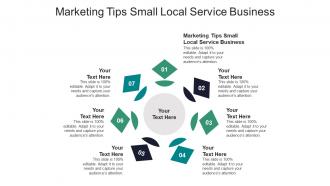 Marketing tips small local service business ppt powerpoint presentation file ideas cpb