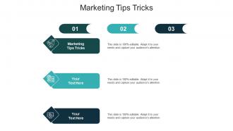 Marketing tips tricks ppt powerpoint presentation infographic template cpb