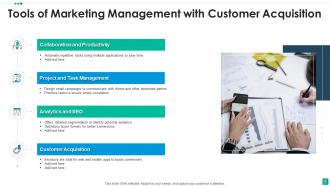 Marketing tools management powerpoint ppt template bundles