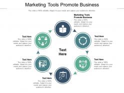 Marketing tools promote business ppt powerpoint presentation gallery styles cpb