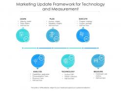 Marketing update framework for technology and measurement