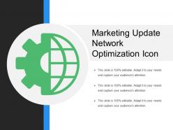 Marketing update network optimization icon