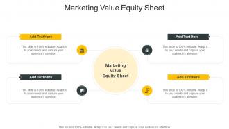 Marketing Value Equity Sheet In Powerpoint And Google Slides Cpb