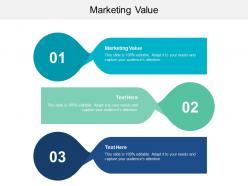 Marketing value ppt powerpoint presentation gallery slides cpb