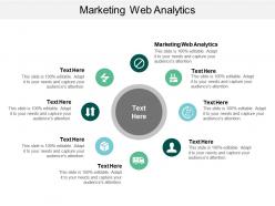 Marketing web analytics ppt powerpoint presentation file graphic tips cpb