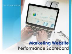 Marketing website performance scorecard powerpoint presentation slides