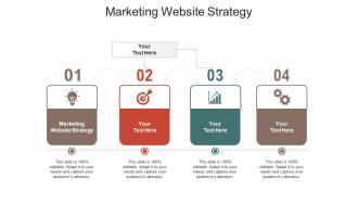 Marketing website strategy ppt powerpoint presentation icon topics cpb