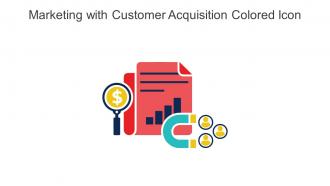 Marketing With Customer Acquisition Colored Icon In Powerpoint Pptx Png And Editable Eps Format