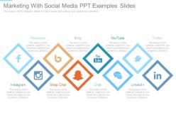 Marketing with social media ppt examples slides