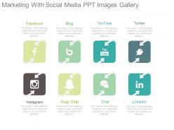 Marketing With Social Media Ppt Images Gallery
