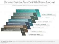Marketing workshop powerpoint slide designs download