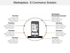 Marketplace e commerce solution ppt powerpoint presentation infographic template format cpb