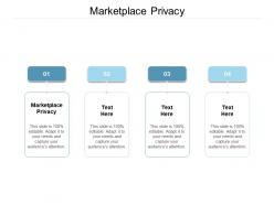 Marketplace privacy ppt powerpoint presentation ideas visual aids cpb