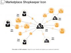 Marketplace shopkeeper icon