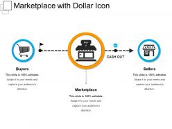 Marketplace with dollar icon