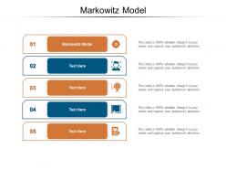Markowitz model ppt powerpoint presentation summary icons cpb
