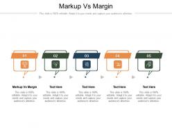 Markup vs margin ppt powerpoint presentation show ideas cpb