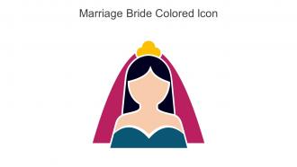 Marriage Bride Colored Icon In Powerpoint Pptx Png And Editable Eps Format