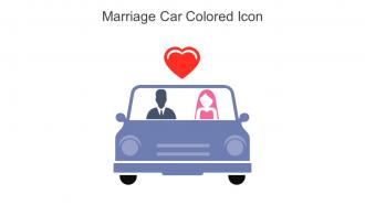 Marriage Car Colored Icon In Powerpoint Pptx Png And Editable Eps Format