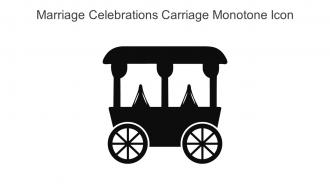 Marriage Celebrations Carriage Monotone Icon In Powerpoint Pptx Png And Editable Eps Format