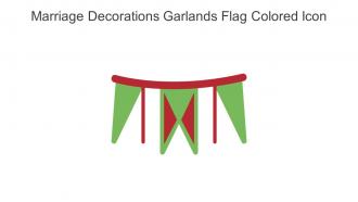 Marriage Decorations Garlands Flag Colored Icon In Powerpoint Pptx Png And Editable Eps Format