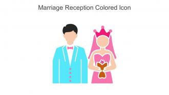 Marriage Reception Colored Icon In Powerpoint Pptx Png And Editable Eps Format
