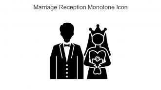 Marriage Reception Monotone Icon In Powerpoint Pptx Png And Editable Eps Format