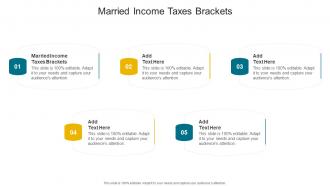 Married Income Taxes Brackets In Powerpoint And Google Slides Cpb