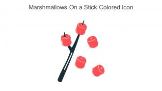 Marshmallows On A Stick Colored Icon In Powerpoint Pptx Png And Editable Eps Format