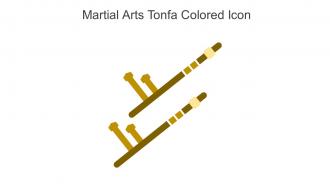 Martial Arts Tonfa Colored Icon In Powerpoint Pptx Png And Editable Eps Format