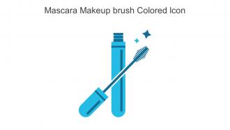 Mascara Makeup Brush Colored Icon In Powerpoint Pptx Png And Editable Eps Format