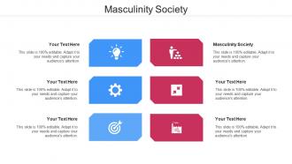 Masculinity society ppt powerpoint presentation portfolio clipart images cpb