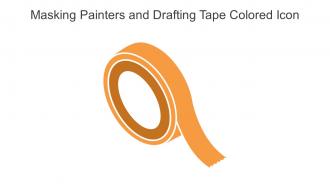Masking Painters And Drafting Tape Colored Icon In Powerpoint Pptx Png And Editable Eps Format