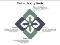 Maslow hierarchy needs ppt powerpoint presentation infographic template background image cpb