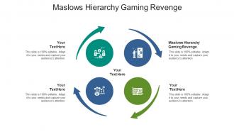 Maslows hierarchy gaming revenge ppt powerpoint presentation pictures icon cpb