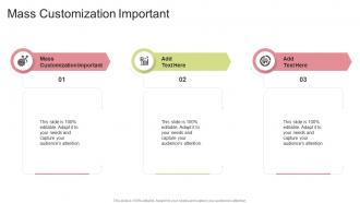 Mass Customization Important In Powerpoint And Google Slides Cpb