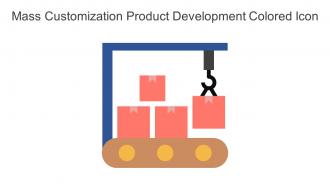 Mass Customization Product Development Colored Icon In Powerpoint Pptx Png And Editable Eps Format