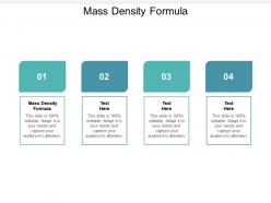 Mass density formula ppt powerpoint presentation professional infographics cpb