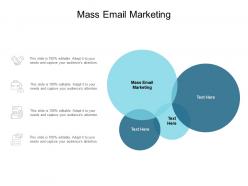 Mass email marketing ppt powerpoint presentation infographics background image cpb
