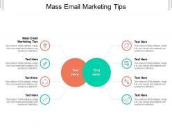 Mass email marketing tips ppt powerpoint presentation template cpb