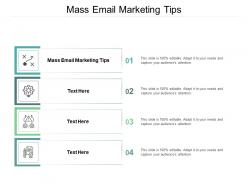 Mass email marketing tips ppt powerpoint presentation template model cpb